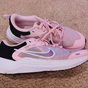 Nike Downshifter 12 Pink and Black Athletic Shoes